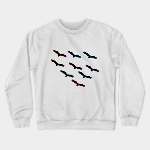 birds Crewneck Sweatshirt by rickylabellevie